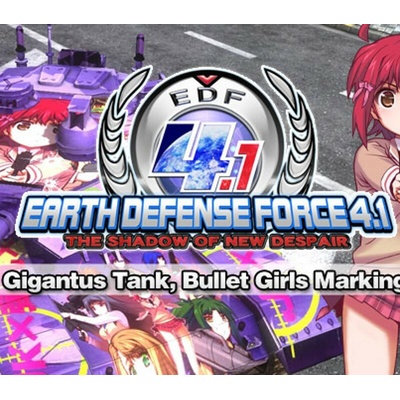 EARTH DEFENSE FORCE 4.1: Gigantus Tank, Bullet Girls Marking