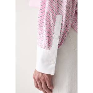 KARL LAGERFELD риза дамска от памук IKON (B3W11024) - answear - 273,62 лв