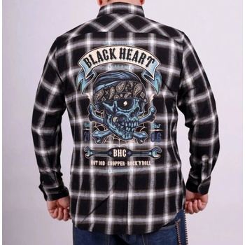 Black heart мъжка риза black heart - bandana skull- ЧЕРНА - 8956