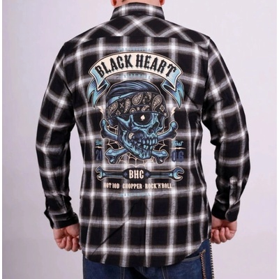 Black heart мъжка риза black heart - bandana skull- ЧЕРНА - 8956