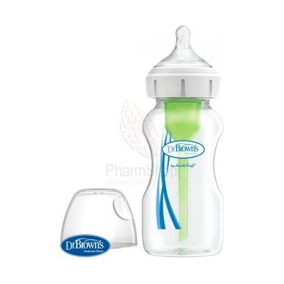 Dr Brown's options Wide neck anti colic plastová biela 270 ml 1x1 ks