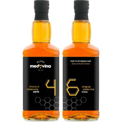 Medovina Elisa dárek k 46. narozeninám 11% 2 x 0,5 l