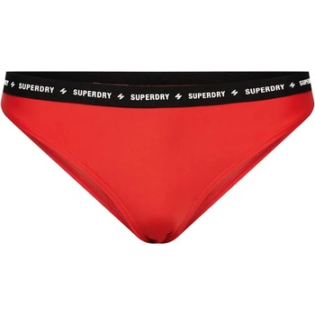 Superdry Code Micro Elastic bikini bottom - Red (Sunset Red)
