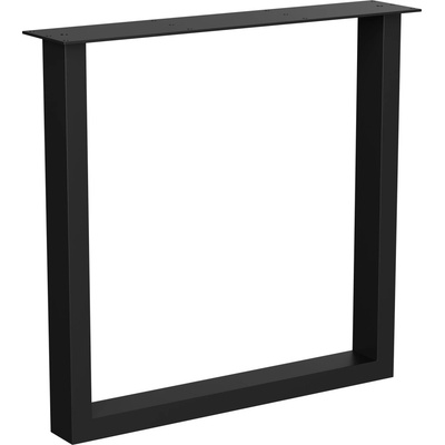 Walteco 50639 tvar U černý 710x740mm