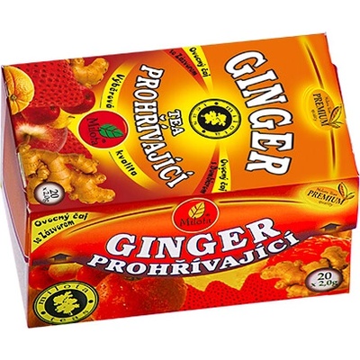 MILOTA Ginger tea prehrievajúci 20 x 2 g