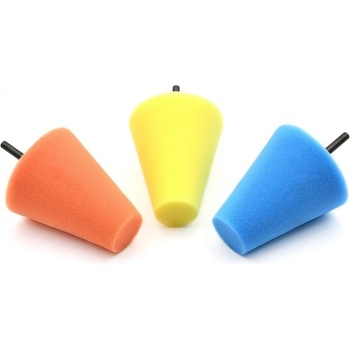 GEKO Sada kónických leštících kotoučů 3 ks