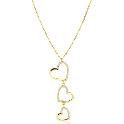 Savicki Náhrdelník žlté zlato, diamanty SAVMAYN-LBR-471