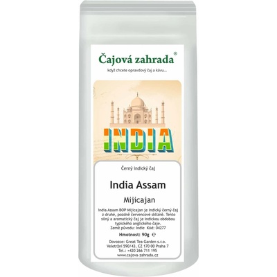 Čajová zahrada India Assam BOP Mijicajan černý čaj 90 g