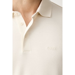 HUGO BOSS тениска тип пулове с яка мъжка от памук Pado 30 (50468392) - answear - 228,64 лв