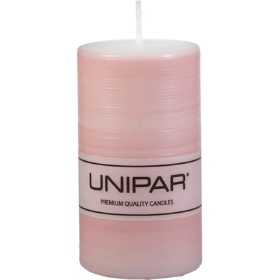 Unipar Розова свещ , време на горене 40 ч. Finelines - Unipar (Finelines Pink Pillar 60x110)