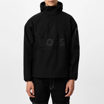 Image 1 of Boss Men's J_Stel Water Resistant Rain Anorak - Black 001