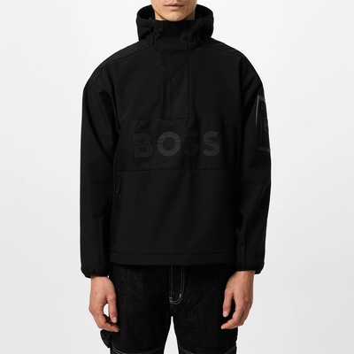 Boss Men's J_Stel Water Resistant Rain Anorak - Black 001