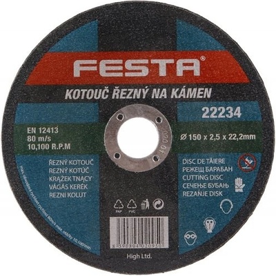 Festa Kotúč na kameň rezný 150 × 2,5 × 22,2 mm 122234
