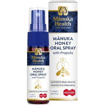 Manuka Health New Zealand Ústny sprej s Manuka medom a propolisom 20 ml