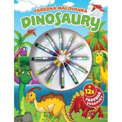 Farebná maľovanka Dinosaury