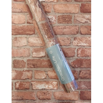 Vinylová tapeta na zeď Grandeco 53 cm x 10,05 m červená cihla