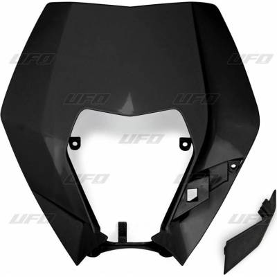 UFO kryt předního světla KTM EXC/EXCF 09-13 barva černá (vzor OEM)