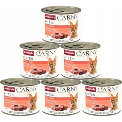 Animonda Carny Kitten hovädzie a morka 200 g