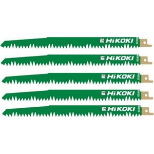 HiKOKI (Hitachi) - Комплект триони за дърво 5 TPI, дължина 240 мм, 5 бр. 752032 (752032)