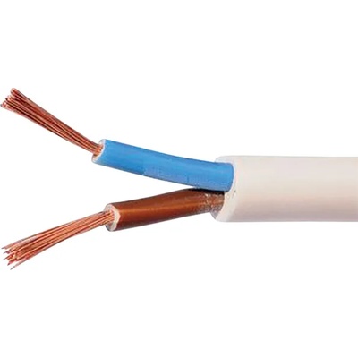 КАБЕЛ ШВПС-Б 2x1.0 H05VV-F БЯЛ (C0101010461)