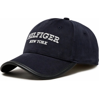 Tommy Hilfiger Шапка с козирка Tommy Hilfiger Monotype Stacked Branding Cap AM0AM12253 Space Blue DW6 (Monotype Stacked Branding Cap AM0AM12253)