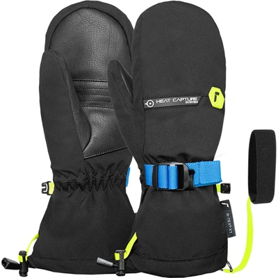 Reusch Детски ръкавици Reusch Kid's Karl R-Tex XT Mitten Gloves - Black / Brilliant Blue / Safety Yellow - размер 5, 5 (EU) (202-8195-0114)