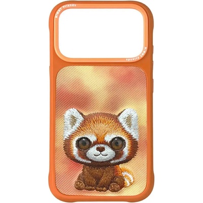 Nimmy Кейс Nimmy Big Eyed Pet 2.0 с миеща мечка за iPhone 17 Pro Max - оранжев (6971080316500)