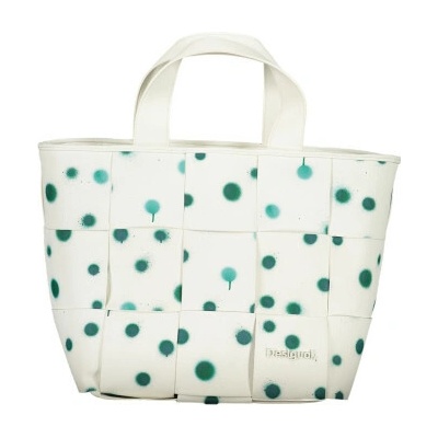 Desigual Stylová dámská kabelka 40.0X27.0X20.0cm bílá