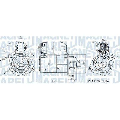 Startér MAGNETI MARELLI 063721465010