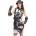 Devil fashion дамска рокля DEVIL FASHION - Black Gothic Printed Punk - SKT223