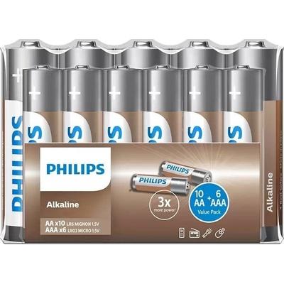 PHILIPS Entry Alkaline AAA 16 ks LR036A16F/10