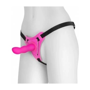 Boss of Toys Crushious Snapper Pink Adjustable Strap-On Harness Silicone Set 12.5 cm