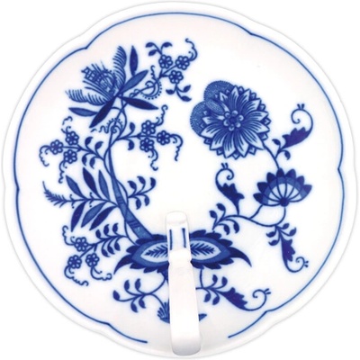 Český porcelán Dubí Cibulák miska s uchom 17 cm