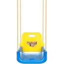 Malatec 9918 dětská houpačka plastová 3v1 modrá