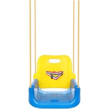 Malatec 9918 dětská houpačka plastová 3v1 modrá