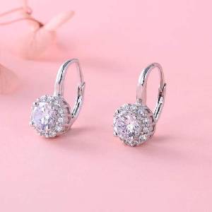 Silenti Jewelry Сребърни обеци "Палитра" - Сребърен
