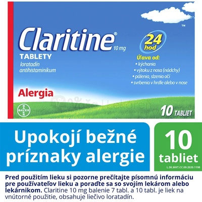 Claritine 10 mg tbl 10 x 10 mg