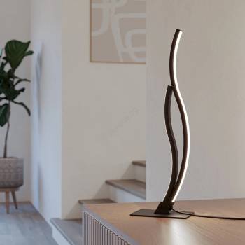 EGLO 901208 - LED Настолна лампа GRISOLIA LED/12W/230V 4000K черен (EG901208)