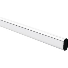 Walteco Oválná šatní tyč 2000x30x15 mm chrom 92156
