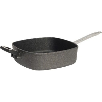 Titanová čtvercová pánev 28cm/28cm/8cm, indukční - SKK s rukojetí gastro