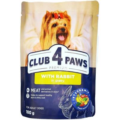 Club4Paws Dog Adult Rabbit in Gravy 100 g