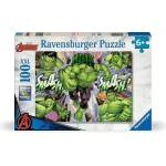 Ravensburger - Puzzle Marvel Hero, Hulk - 100 piese