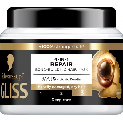 Schwarzkopf Gliss Ultimate Repair regeneračná maska na vlasy 4v1 400 ml