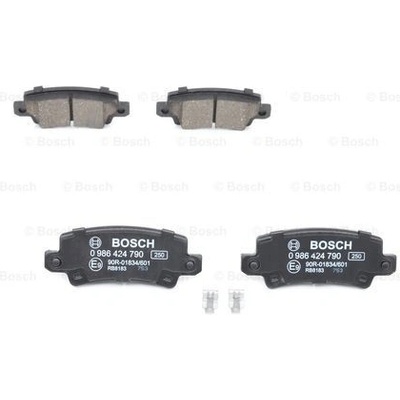 BOSCH Sada brzdových platničiek kotúčovej brzdy 0986424790