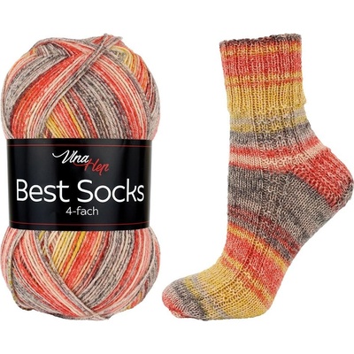 Best Socks - Vlna Hep - Ponožková příze 4 nitka Barva: 7338