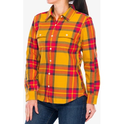 Black Diamond Project Twill LS Shirt Women Amber-Coral Red žlutá