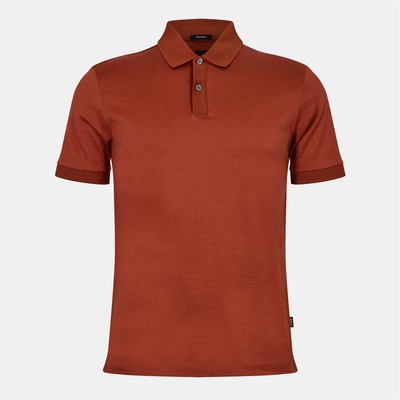 Boss Блуза с яка Boss Men's H-Parlay Micro-Pattern Cotton Short Sleeve Polo Shirt - Dark Orange