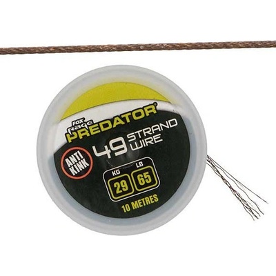 Fox Rage Predator 49-Strand Coated Steel Wire 10m 40lb 18kg