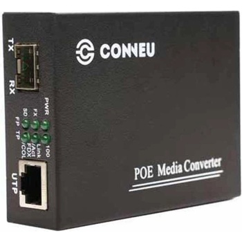 Conneu Оптичен PoE медиа конвертор, 10-100Mbps, 25.5W (CNSW-6002FE-at)