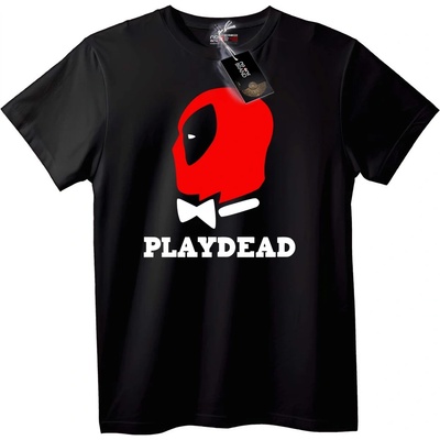 NOONEBRAND Тениска Playdead Череп - 2XL, Black